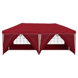  Rastezljivi šator za zabave 575 x 288 x 245 cm Tamno crvena | shoptok.hr