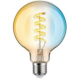 PAULMANN LED Smart žarulja (E27, Može se prigušiti, Neutralno bijelo, 600 lm, 7,5 W, G95, Okrugli) | shoptok.hr