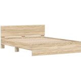  Okvir kreveta s uzglavljem boja hrasta 140x200 cm | shoptok.hr