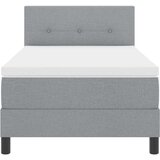  s opruga kutije Svijetlo siva 90 x 190 cm tkanina | shoptok.hr