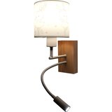 Brilagi LED fleksibilna lampa BOBO WOOD 1xE27/25W/230V + LED/3W hrast/bela/zečići | Eponuda.com