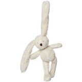 Artesavi pliš ropotulja zajček beli, 25 cm | Shoptok.si