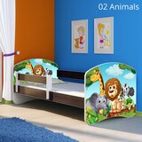  Dječji krevet ACMA s motivom, bočna wenge 160x80 cm 02 Animals | shoptok.hr