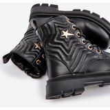 EVENTO Insulated children's ankle boots with a zipper made of Eco leather black Liotira | Eponuda.ba