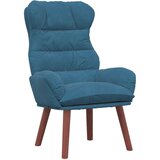 vidaXL Opuštajuća Fotelja Plava Velvet | shoptok.hr