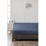 Mijolnir Temno modra napenjalna bombažna rjuha 140x200 cm – | Shoptok.si