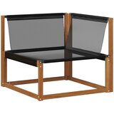  Set vanjskih sofa s jastukom 10 pcs Prirodna i svjetlosiva | shoptok.hr
