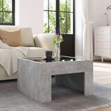 vidaXL Stolić s beskonačnim LED siva boja betona 50x50x30 cm | shoptok.hr