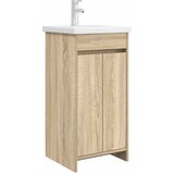 vidaXL Kopalniška omarica s pomivalnikom Sonoma hrast, (5000245404) | Shoptok.si
