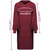  Deka majica s kapuljačom KINN Crvena XL Pamuk | shoptok.hr