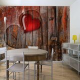  Tapeta - Heart on wooden background 250x193 Cijene
