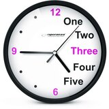 Esperanza Prague Black Mechanical Clock Round Black, White Cijene