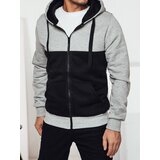 DStreet Bluza męska z kapturem jasnoszara | Shoptok.si