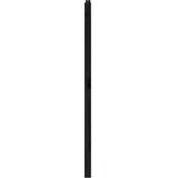  Uzglavlje za krevet crno 126 x 4 x 100 cm od masivne borovine Slike