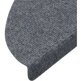  Samoljepljivi otirači za stepenice 15 kom 56x17x3 cm sivi | shoptok.hr