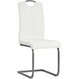  Konzolne blagovaonske stolice od umjetne kože 2 kom bijele | shoptok.hr