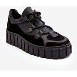 Zazoo Women's Leather Sport Shoes On Platform | Shoptok.si