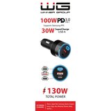 Winner Group - Auto punjač 2x USB-C + 1x USB-A, USB Power Delivery 130 W, crni | Eponuda.com