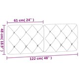  Jastuk za uzglavlje tamnozeleni 120 cm baršunasti | shoptok.hr