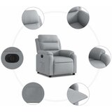  Električni naslonjač od tkanine svjetlosivi | shoptok.hr