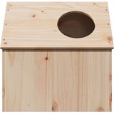 vidaXL Kućica za mačke 41x50x50 cm Puno drvo Bor | shoptok.hr