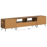  5-dijelni LED TV ormarić Dimljeni hrast Konstruirano drvo - Dimljeni hrast 100 cm | shoptok.hr