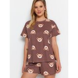 Trendyol Ženski set pidžame Thmss23Pt00005, Smeđi | Eponuda.com