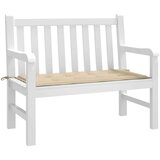  Jastuk za vrtnu klupu bež 100 x 50 x 3 cm od tkanine Oxford | shoptok.hr