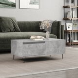 vidaXL Klubska mizica betonsko siva 90x50x36,5 cm inženirski les Cene