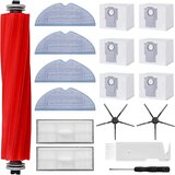 INF Komplet rezervnih delov za Xiaomi Roborock S7 MaxV Ultra/S7 Pro Ultra, 6 vrečk za prah, 1 glavna valjčna krtača, 2 stranski krtači, 2 filtra, 4 blazinice za brisanje, (21537516) Cene