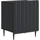  Noćni ormar Crna 43 x 34 5 x 52 cm Konstruirano drvo - Crna 1 | shoptok.hr