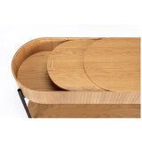 Zuiver Stranska mizica v naravni barvi 36x120 cm Slides – | Shoptok.si
