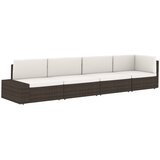  Modularna kutna sofa od poliratana siva | shoptok.hr