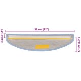  Samoljepljivi otirači za stepenice 15 kom 56x17x3 cm plavi | shoptok.hr