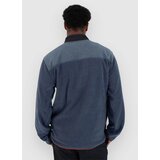 Hurley Blocked Windchill Mockneck Half-Zip Pulover iz flisa obsidian | Shoptok.si