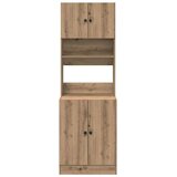  Kuhinjski bufet 2 pcs Umjetnički hrast 60 x 50 x 180 cm | Eponuda.ba