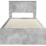  Krevetna konstrukcija s ladicama Betonski sivi 90 x 190 cm | shoptok.hr
