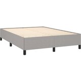  Box spring s madracem svjetlosivi 140x200 cm od tkanine | shoptok.hr