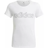 Adidas LIN TEE Majica za djevojčice, bijela, veličina