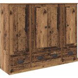  Highboard s ladicama 3 pcs Staro drvo Konstruirano drvo | shoptok.hr