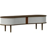 UMAGE Siva/rjava TV omarica v hrastovem dekorju 140x40 cm Audacious – Cene