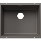 Blanco sudoper SUBLINE 500-U SILGRANIT bez InFino pribora - VULKAN SIVA | shoptok.hr