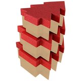 Viter novogodišnja poklon kutija jelka sa gliterom 16,5x22x8,5 cm Cene