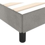  Posteljni okvir z vzglavjem svetlo siv 140x200 cm žamet, (20902605) | Shoptok.si