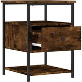 vidaXL Noćni ormarić boja hrasta 40 x 42 x 56 cm konstruirano drvo | shoptok.hr