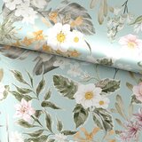 Esposa posteljnina 140/200 cm saten meta zelena | Shoptok.si
