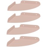  Lebdeća polica s policom 4 pcs Ružičasta 18 x 18 x 2 cm | Eponuda.com