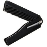 INF Zložljiv glavnik za moške, idealen za potovanja in vsakodnevno uporabo Black, (5000249287) | Shoptok.si
