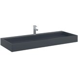 Umivaonik od lijevanih minerala/mramora 120x46x11 cm antracit | shoptok.hr