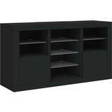 vidaXL Komoda s LED svjetlima crna 123 x 37 x 67 cm | shoptok.hr